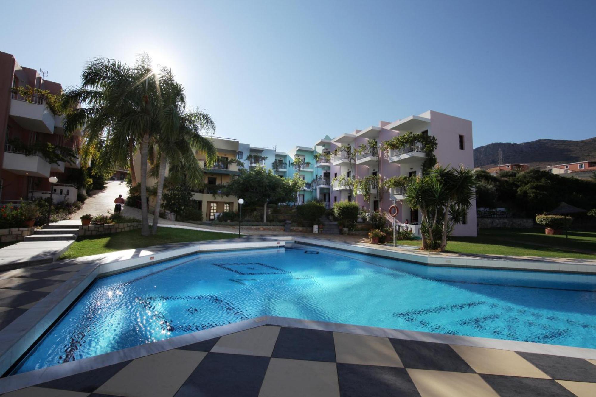 Bellos Hotel Apartments Limenas Chersonisou Exterior foto