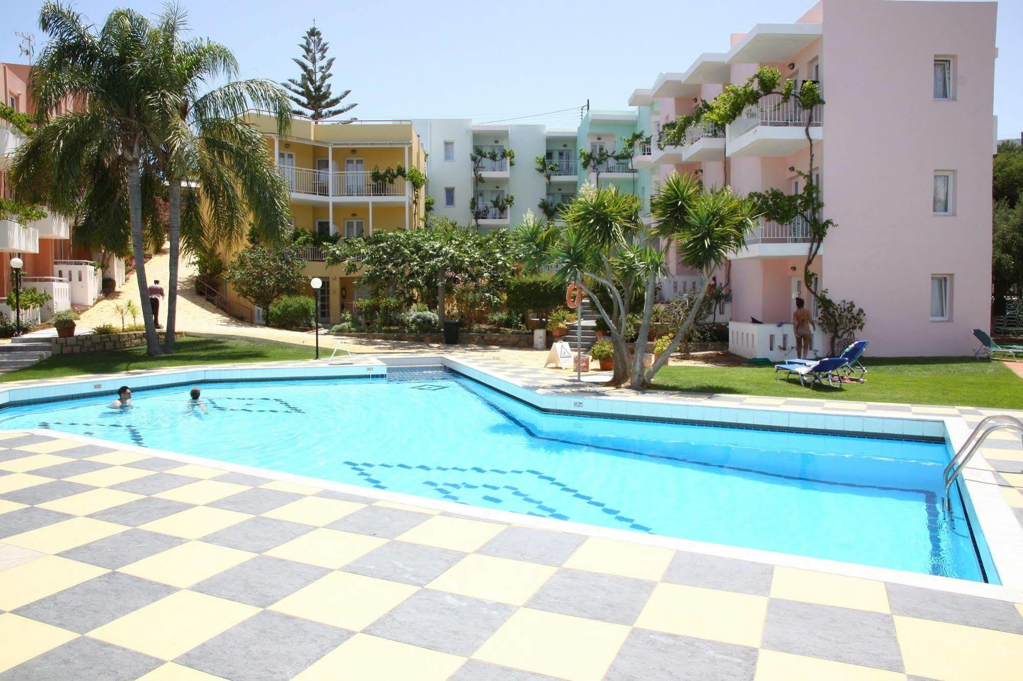 Bellos Hotel Apartments Limenas Chersonisou Exterior foto