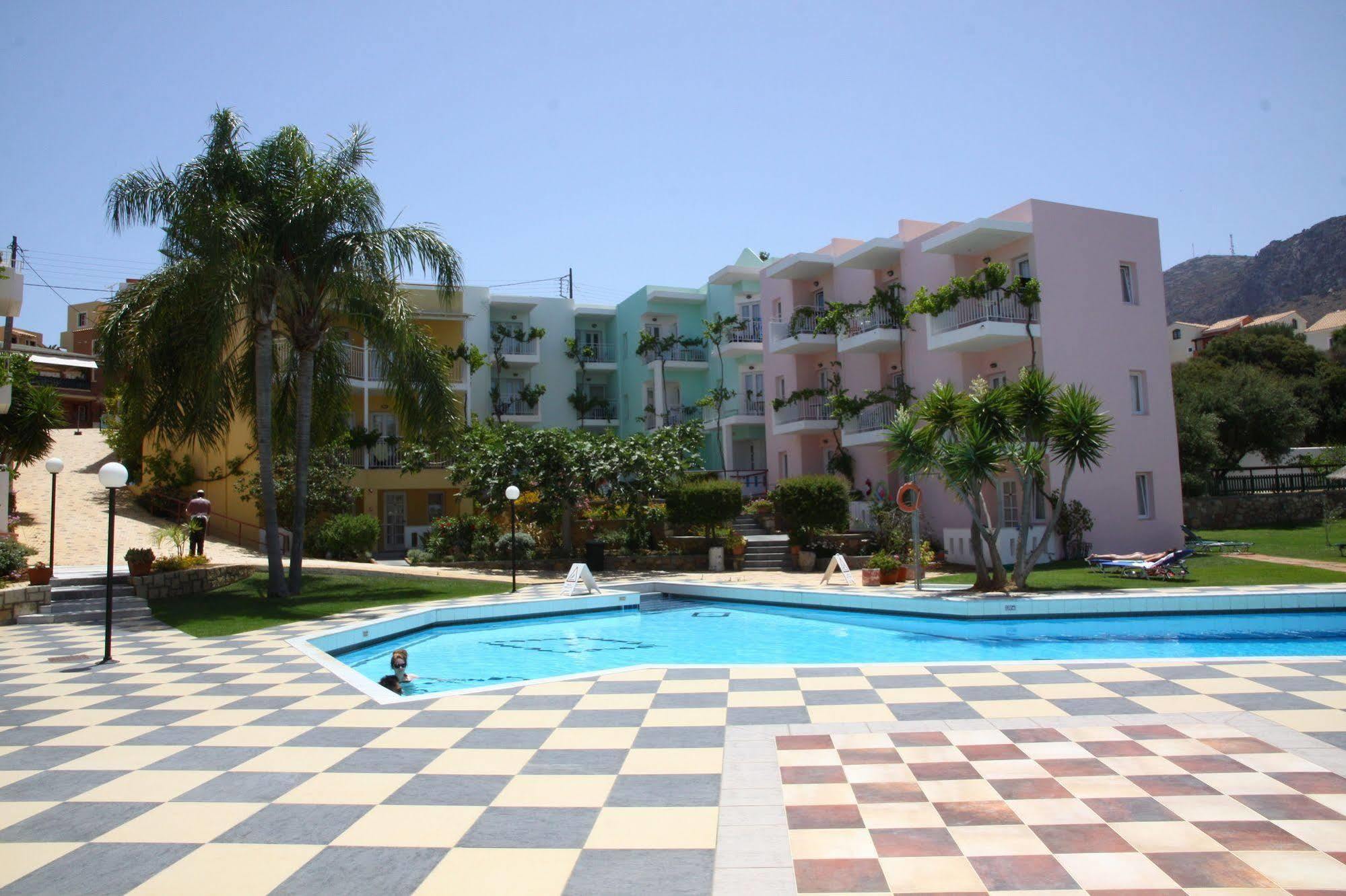 Bellos Hotel Apartments Limenas Chersonisou Exterior foto